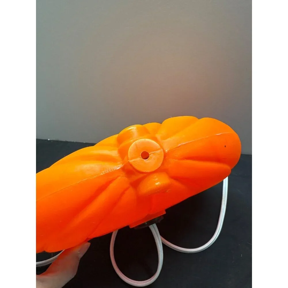 Vintage Light-Up Halloween Pumpkin Jack-O-Lantern Decoration